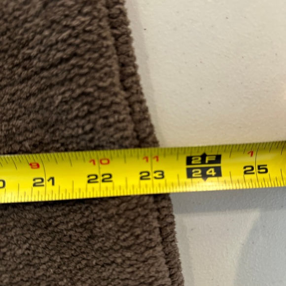 J Jill Brown Cable Knit Cardigan Sweater Petite LP Button Front‎ Cozy - Picture 9 of 10